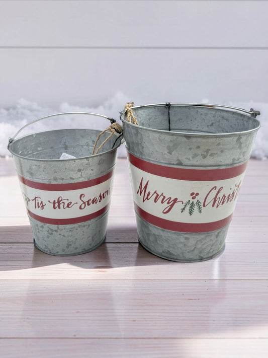 Merry Christmas Bucket