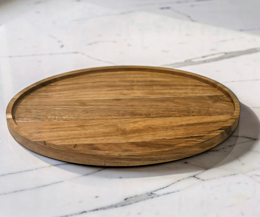 Oval Acacia Wood Tray