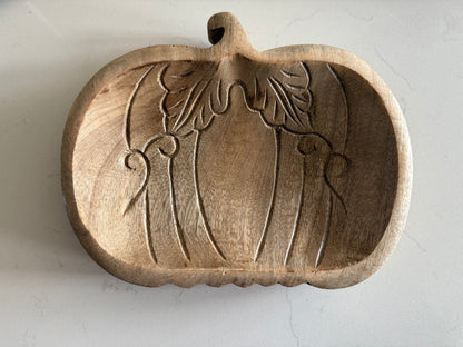 Pumpkin Wood Tray
