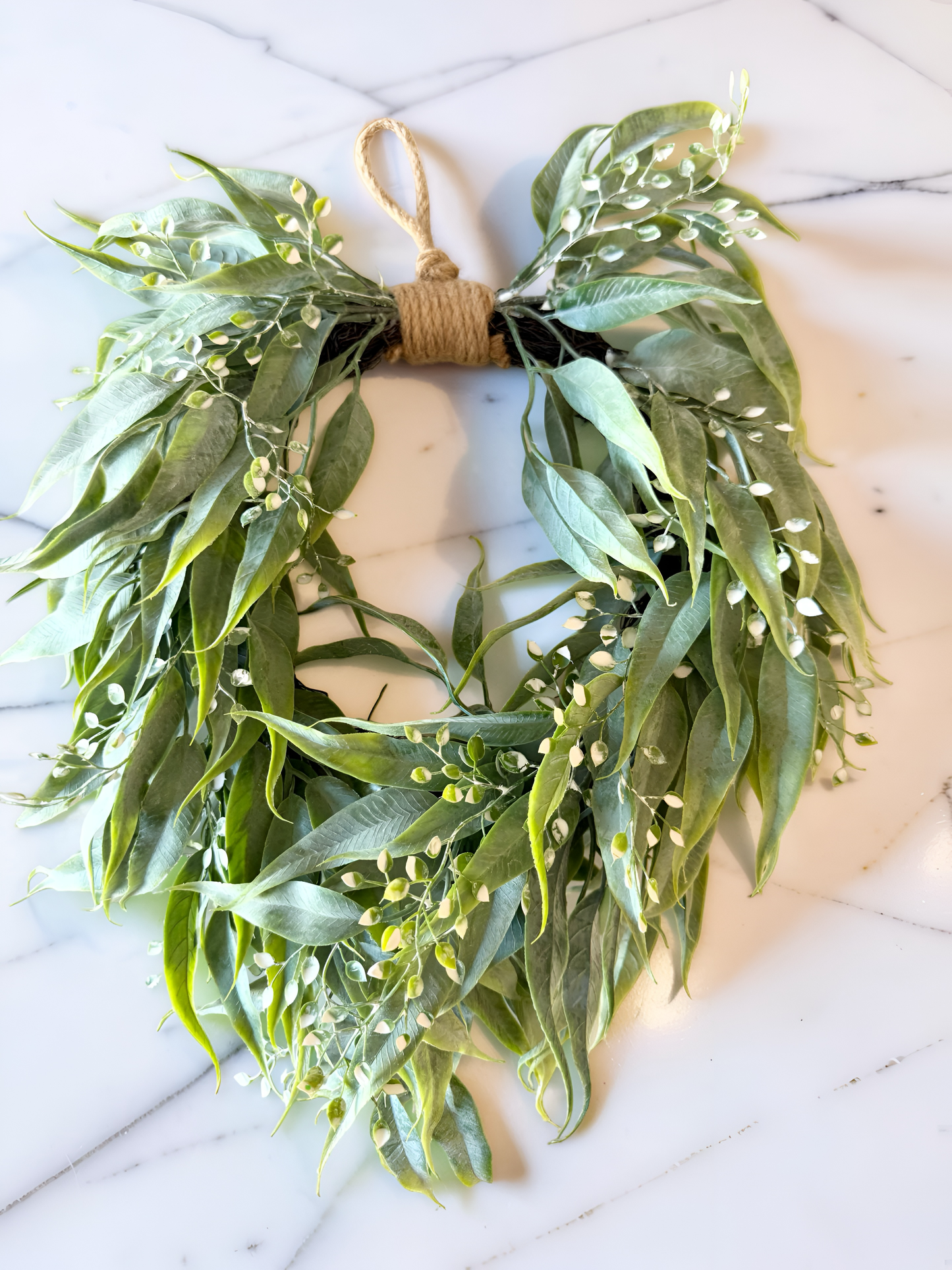 Hourglass Greens Wreath