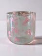 Dried Pink Hydrangea Glass Votive