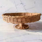 Woven Rattan Pedestal