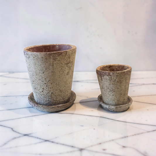 Distressed Terracotta Sand Pot -