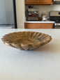 Scalloped Mango Wood Bowl