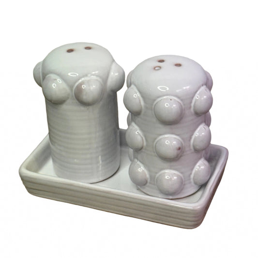 Beaded Salt and Pepper Set