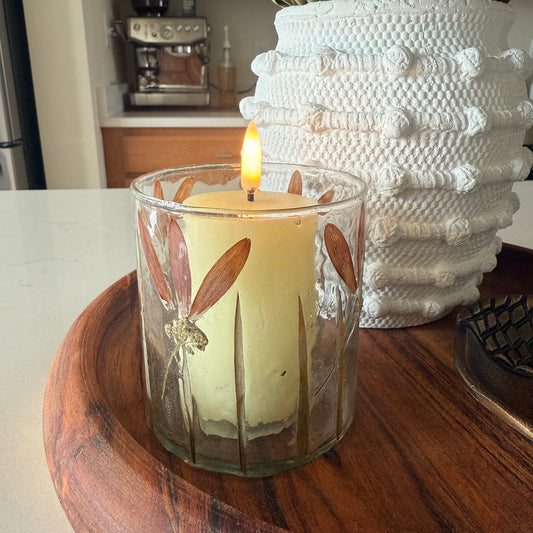 Pressed Flower Jar