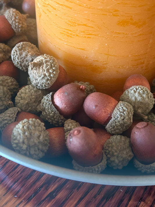 Bag of Brown Wood Acorns