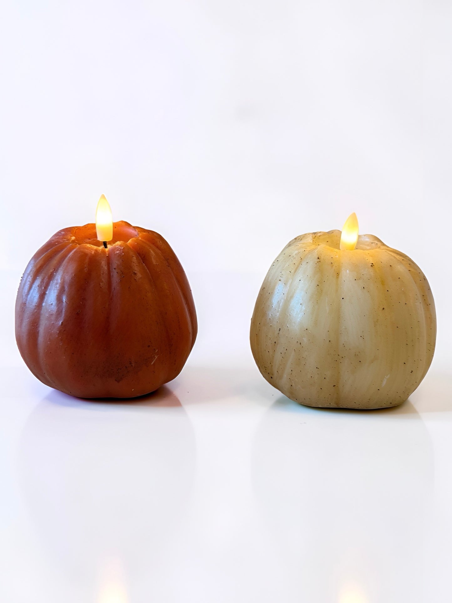 Pumpkin Candle 4”H