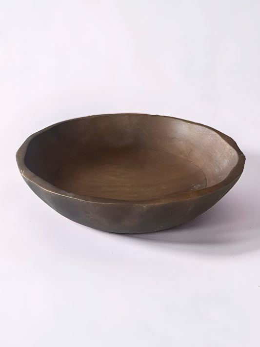 Carved Mango Wood Bowl