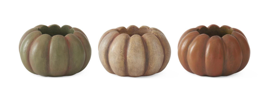 Resin Pumpkin T-light candleholders