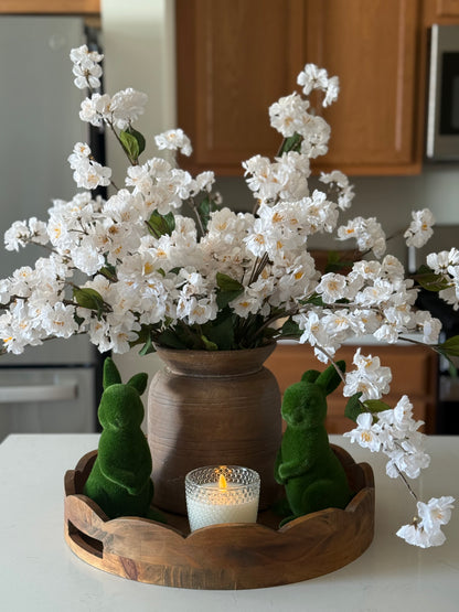 White Peach Blossom Bush