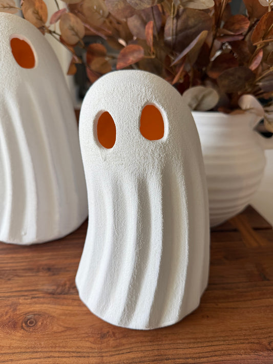 Matte White Ghost -7.8”H