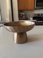 Gold Metal Pedestal Bowl