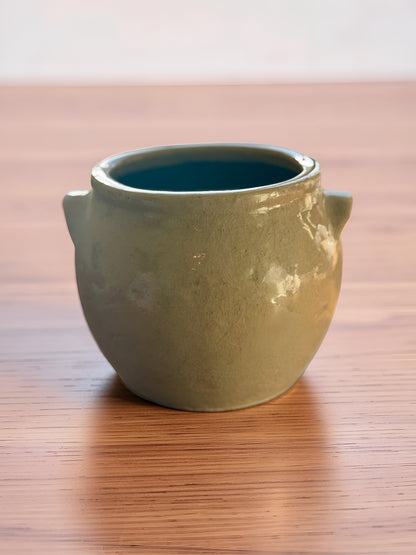 Light Beige Ceramic Crock