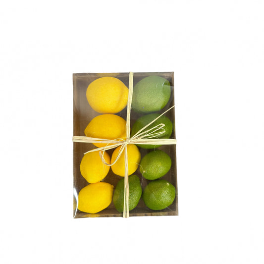 Mixed box of lemons and limes