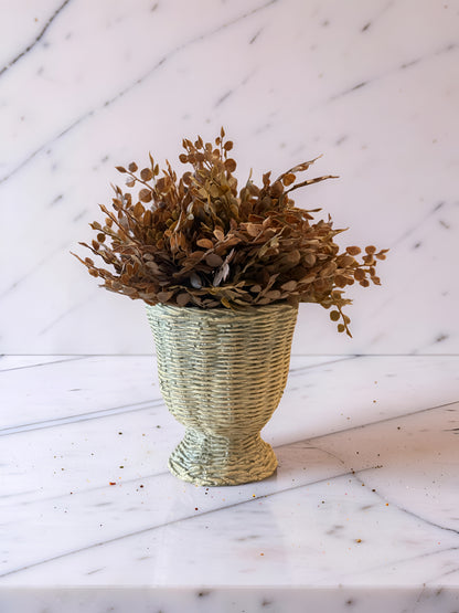 Natural Cement Weave Planter