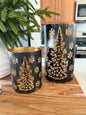 Black Tree Lanterns -set of 2