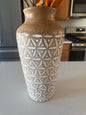 Daisy Wood Vase
