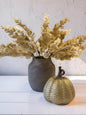 Gold Maze Embossed Pumpkin Large