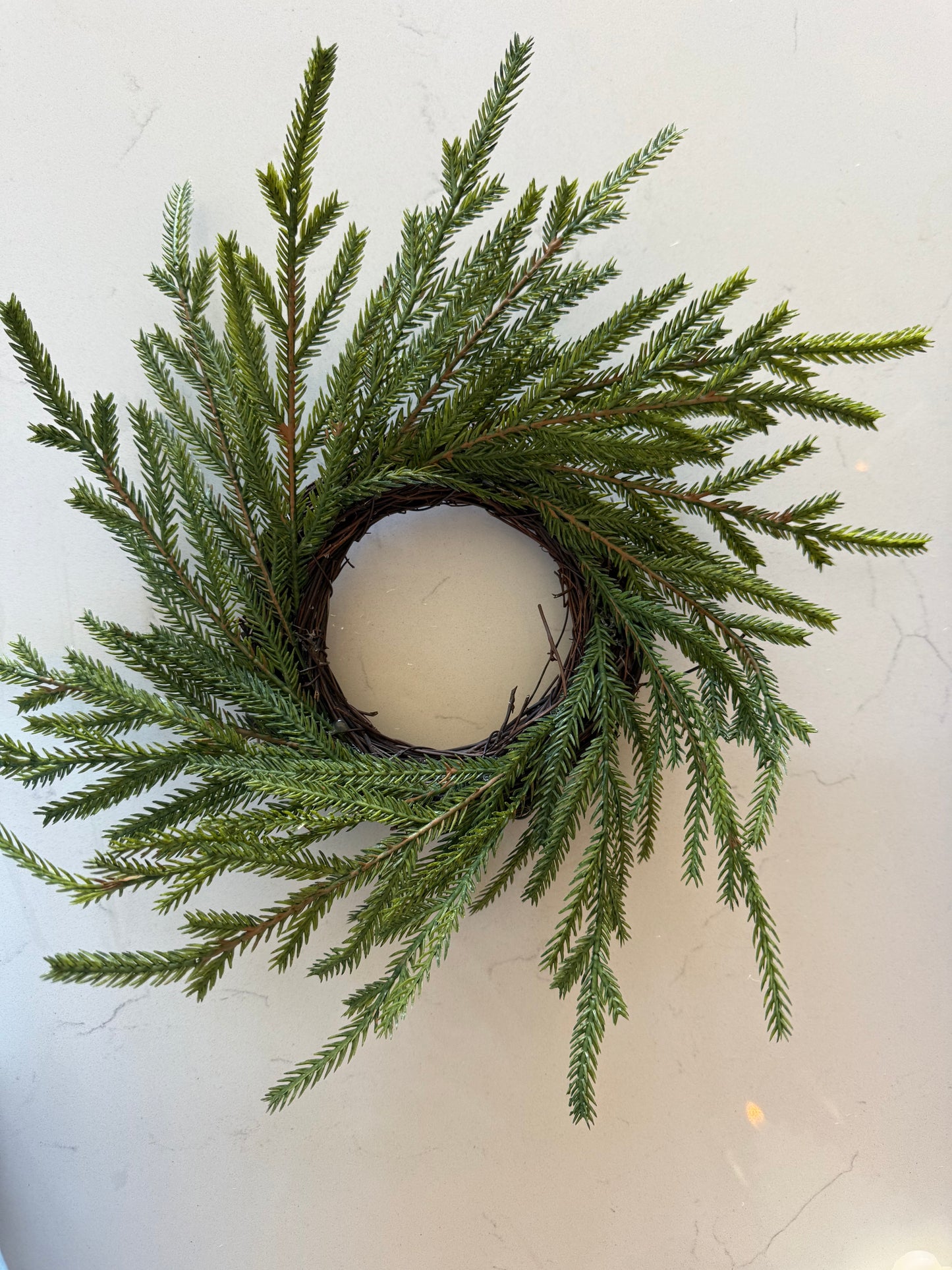 Norfolk Pine Candle Ring -Real Touch