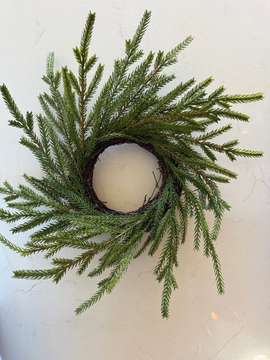 Norfolk Pine Candle Ring -Real Touch