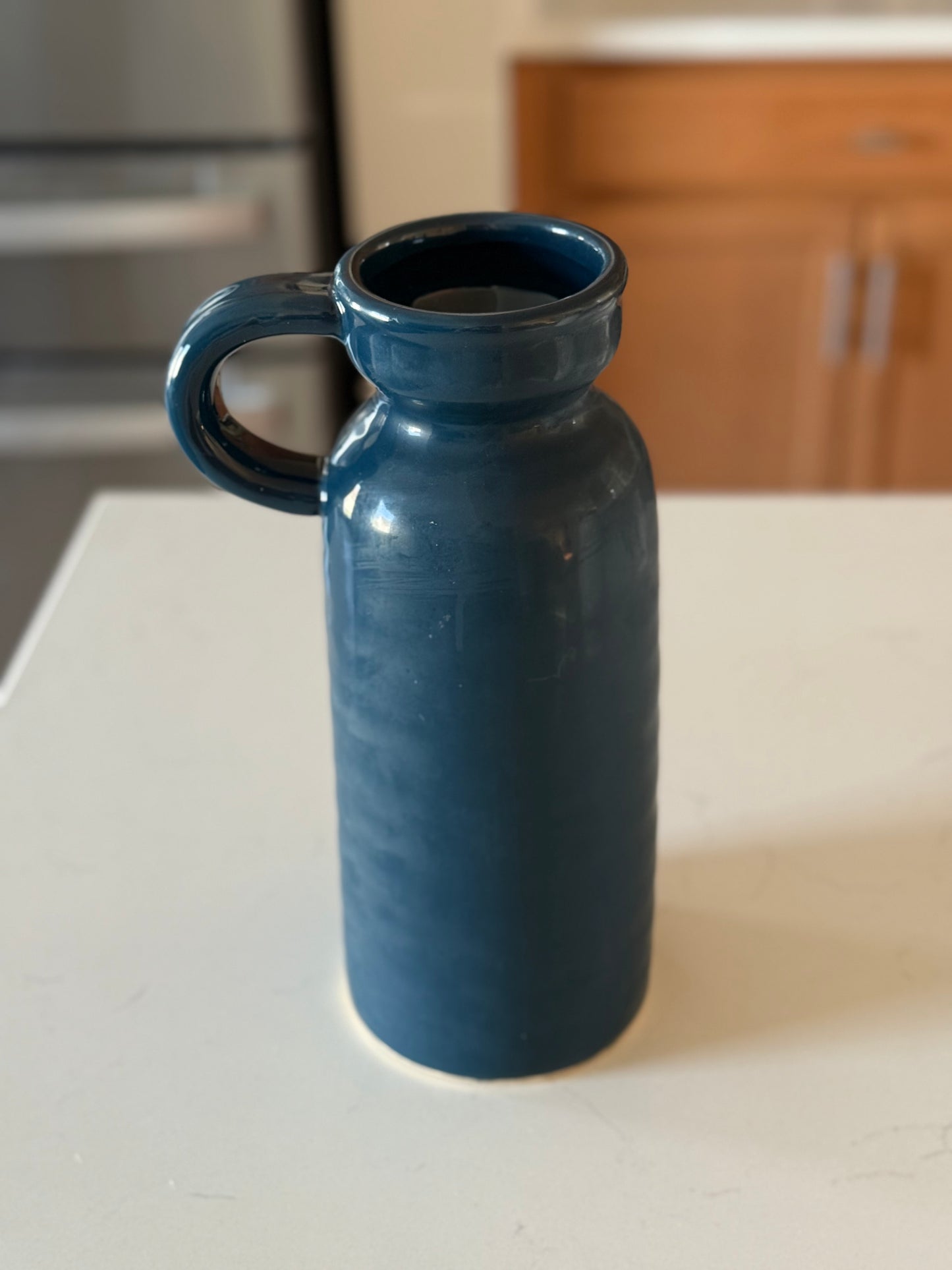 Blue Vase with Handle -40% OFF