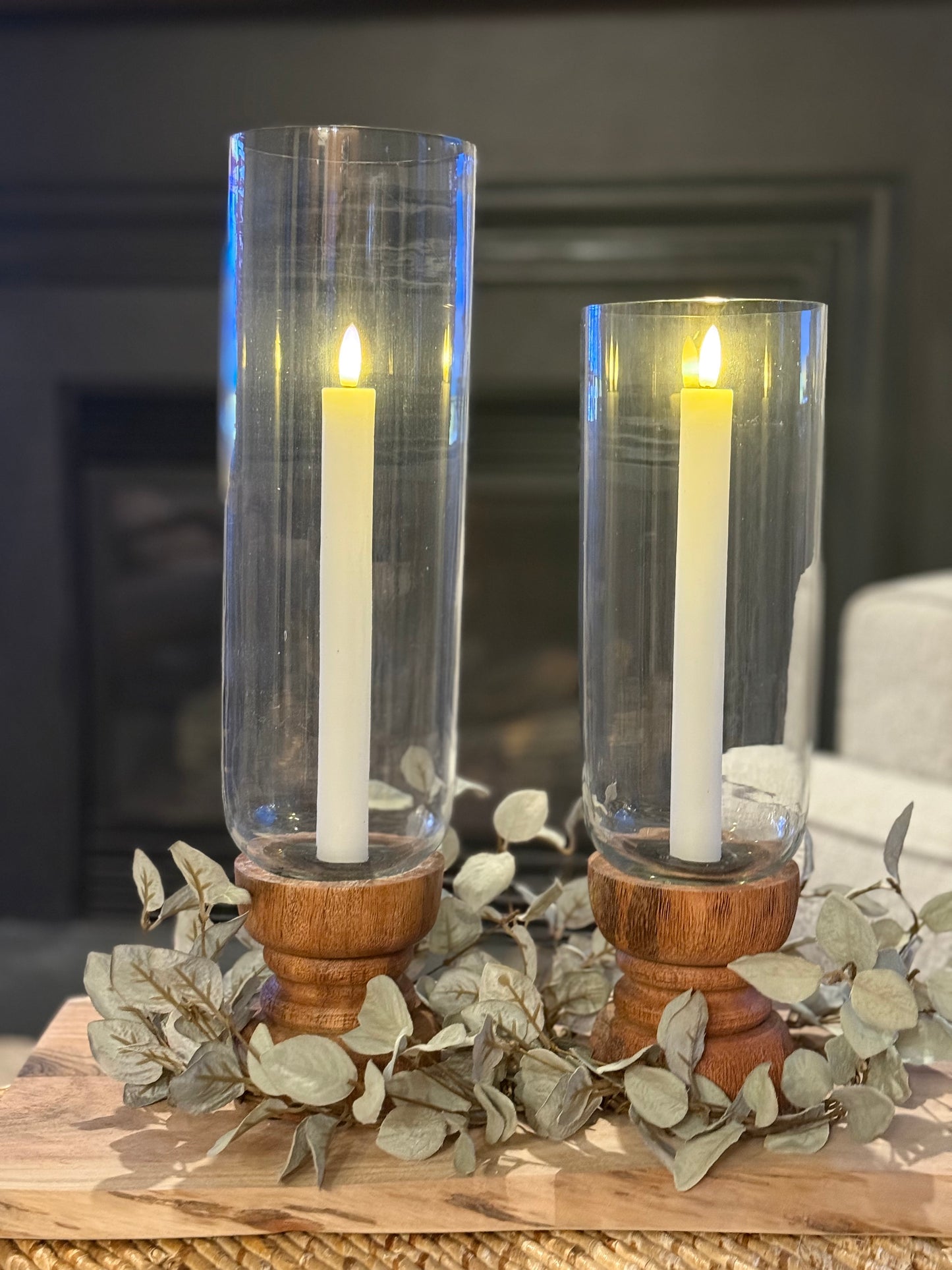 Natural Wood Taper Holder