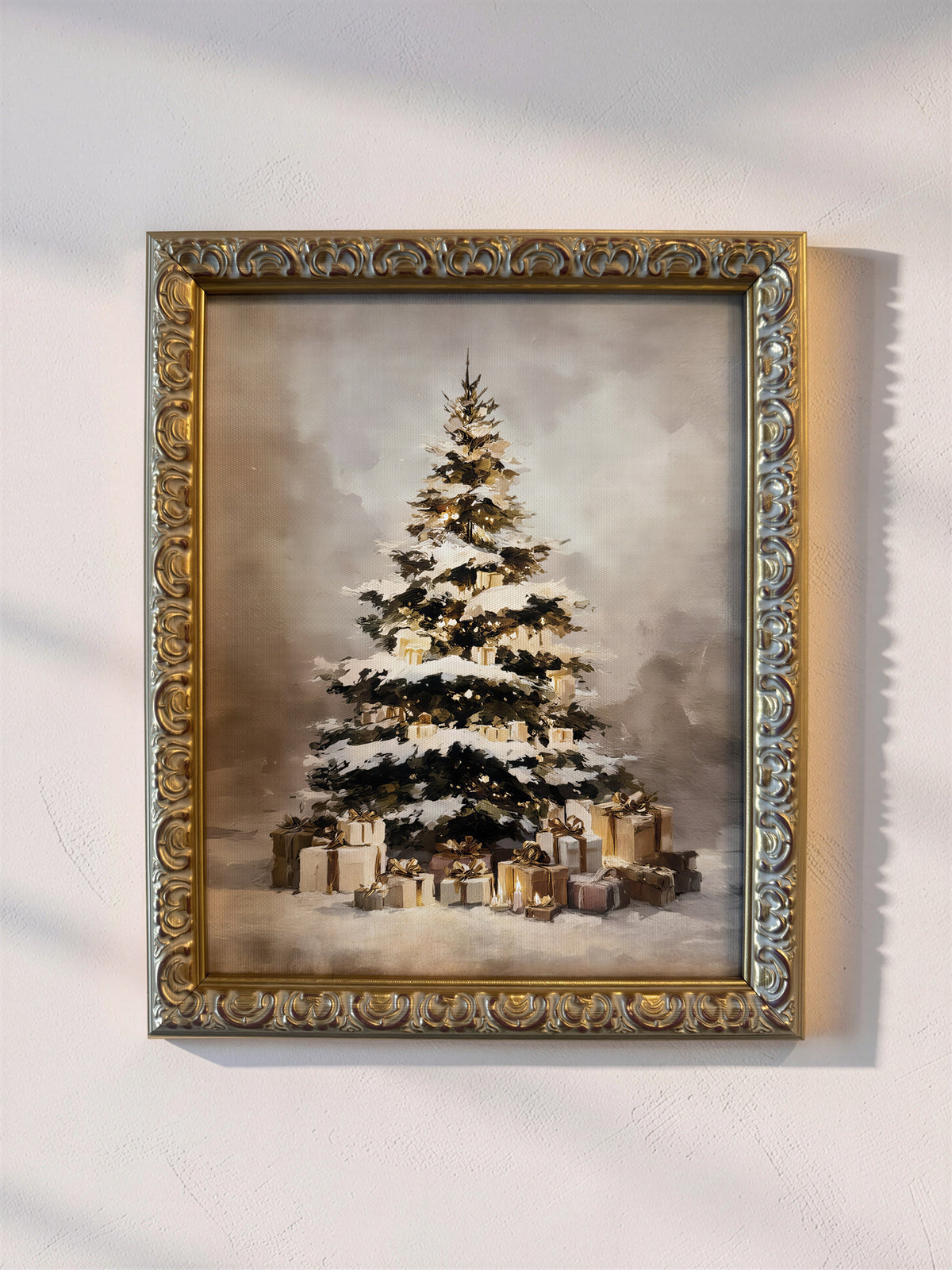 Vintage Christmas Tree Frame