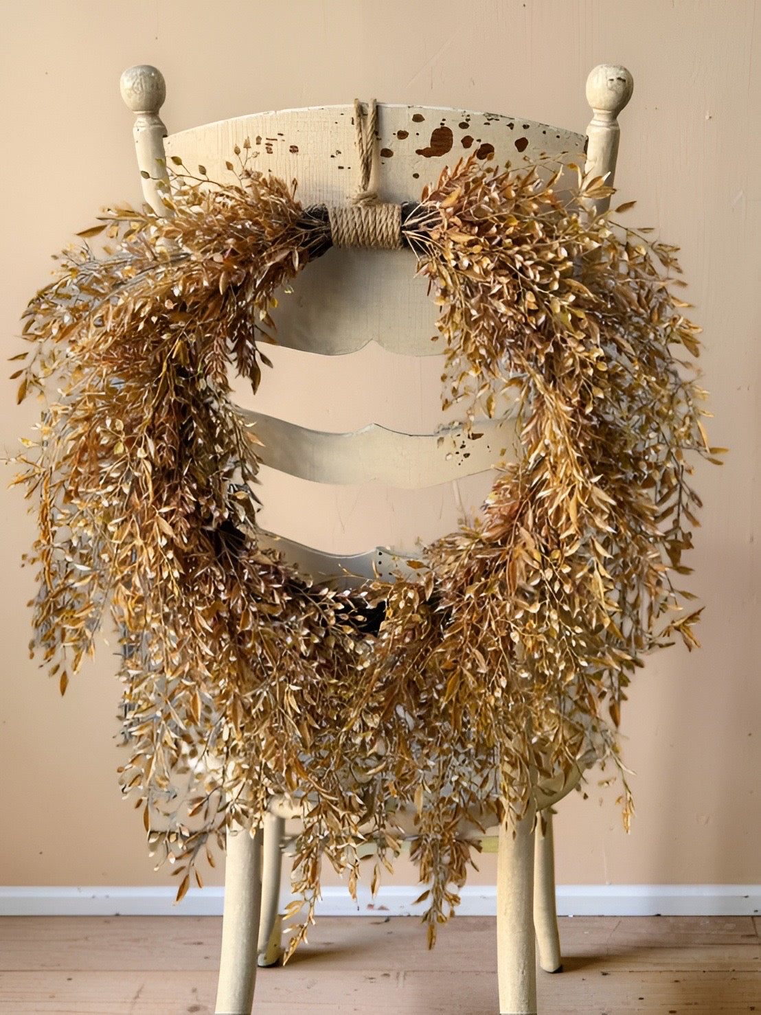 Ambermist Sage Hanging Wreath -Large