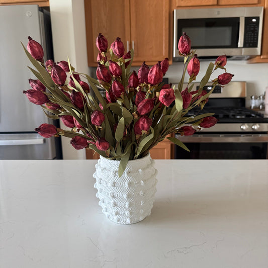 Lantern Bud Stems - Burgundy