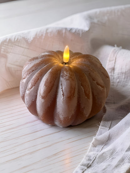 LED Pumpkin Candle 5''