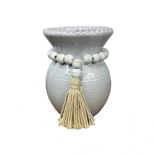 Beaded Tassel Vase