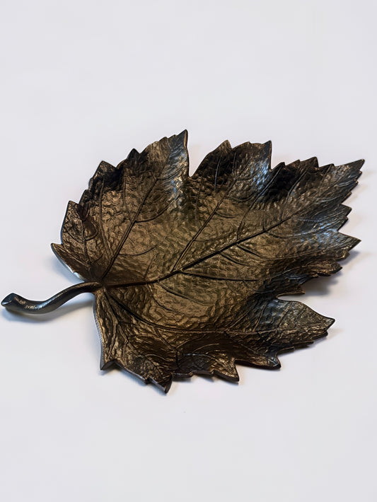Antique Gold Leaf Dish