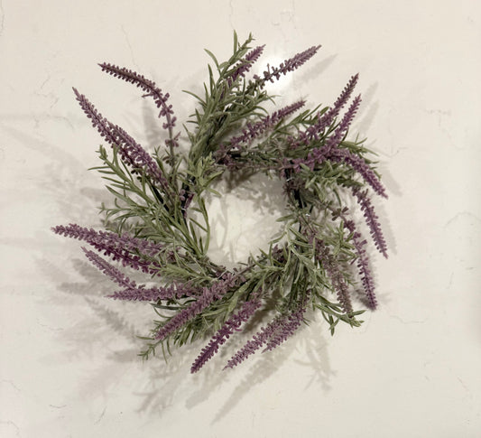Purple Lavender Candle Ring