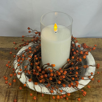 Footed Tray Cream