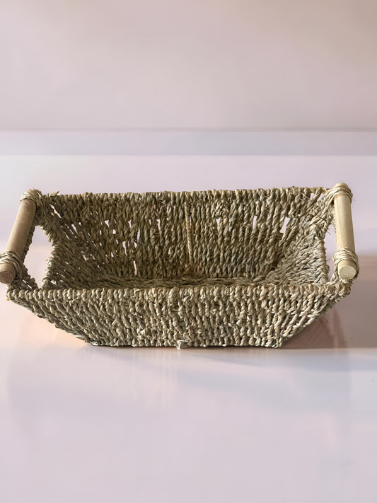 Woven Basket with Handles