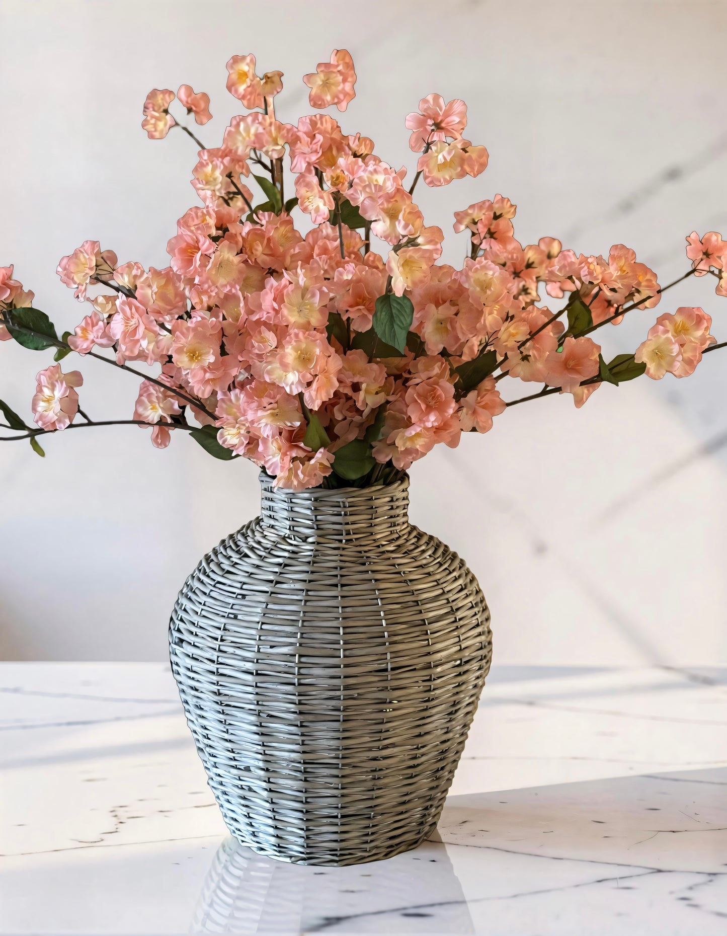 Coral Peach Blossom Bush -