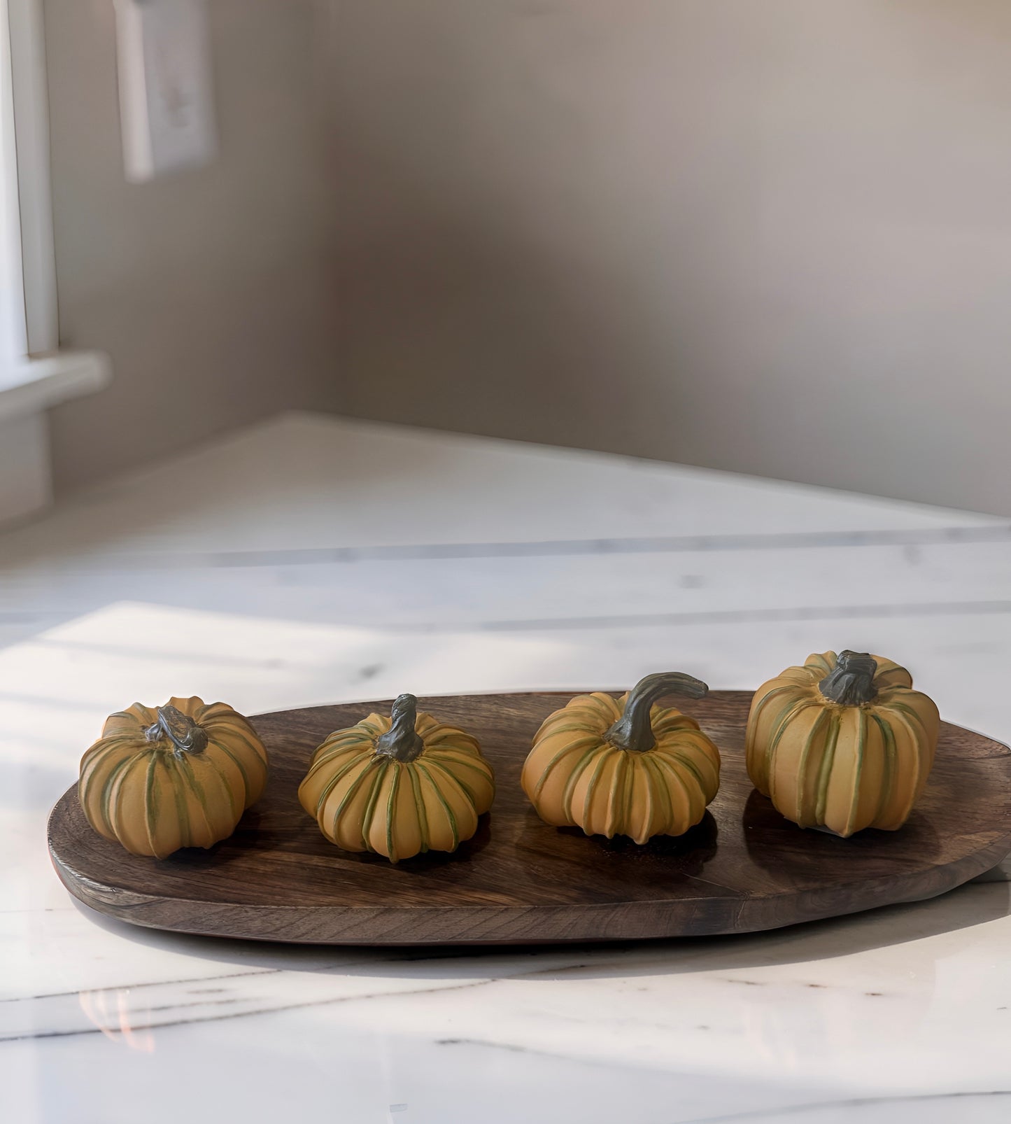 Resin Orange Pumpkins