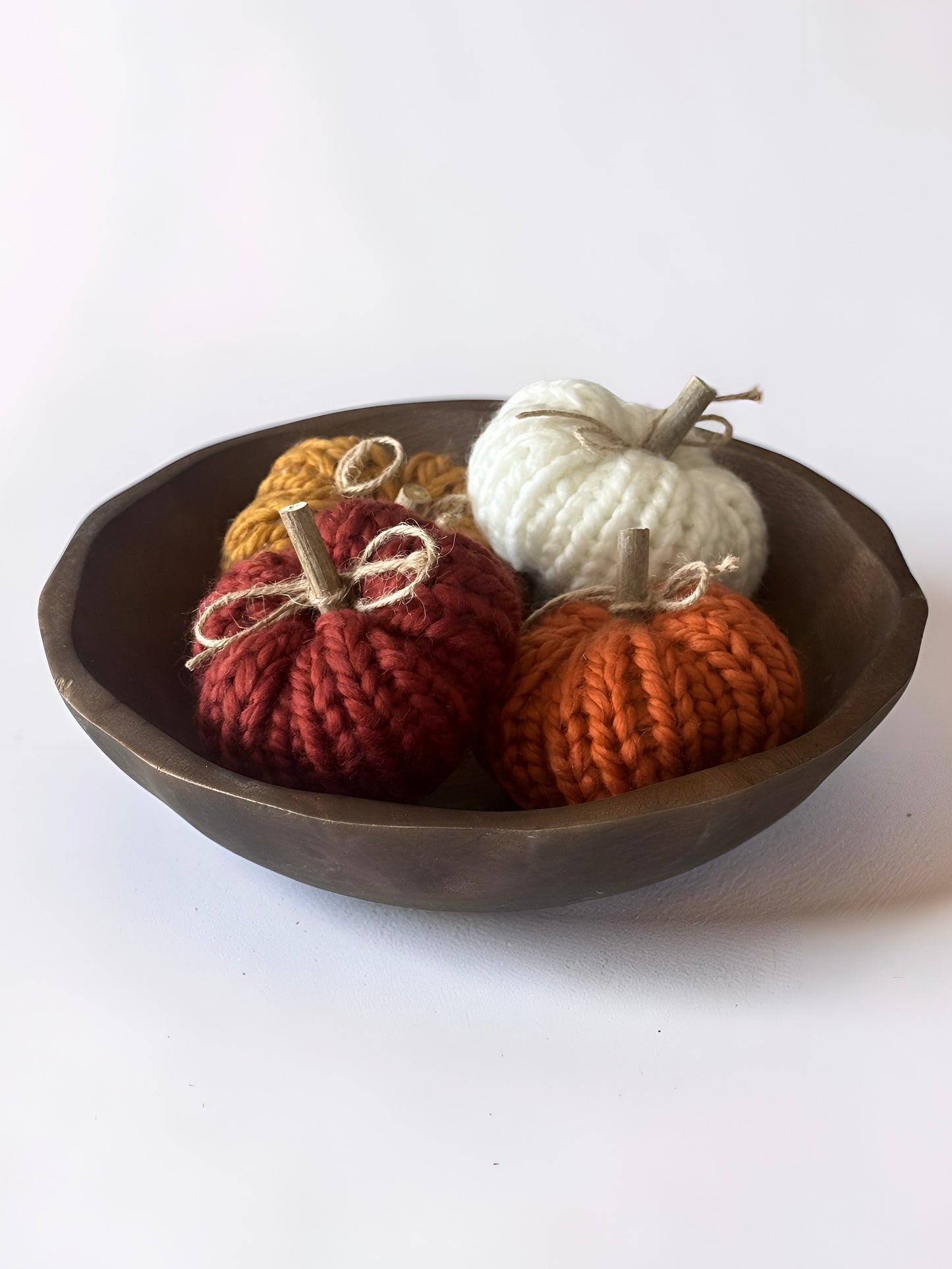 Carved Mango Wood Bowl