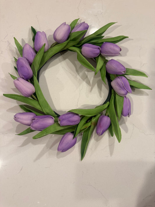 Real Touch Large Mini Tulip Candle Ring