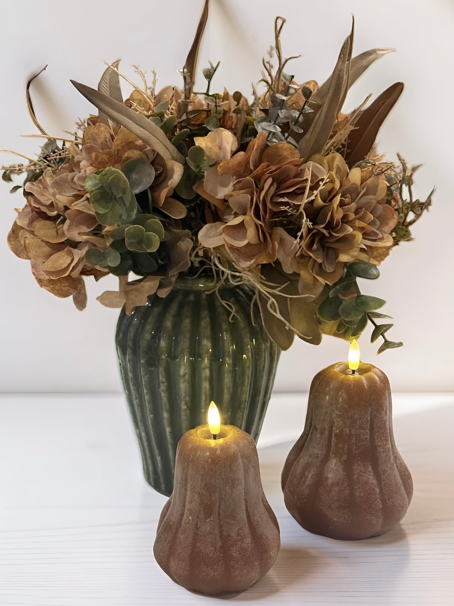 Green Terracotta Round Vase