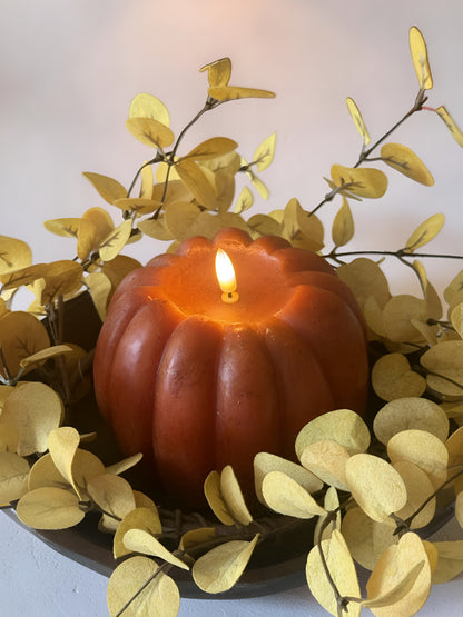 Pumpkin Candle 5''H