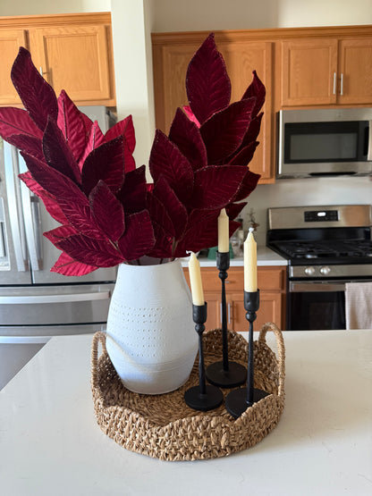 White Dot Pattern Vase
