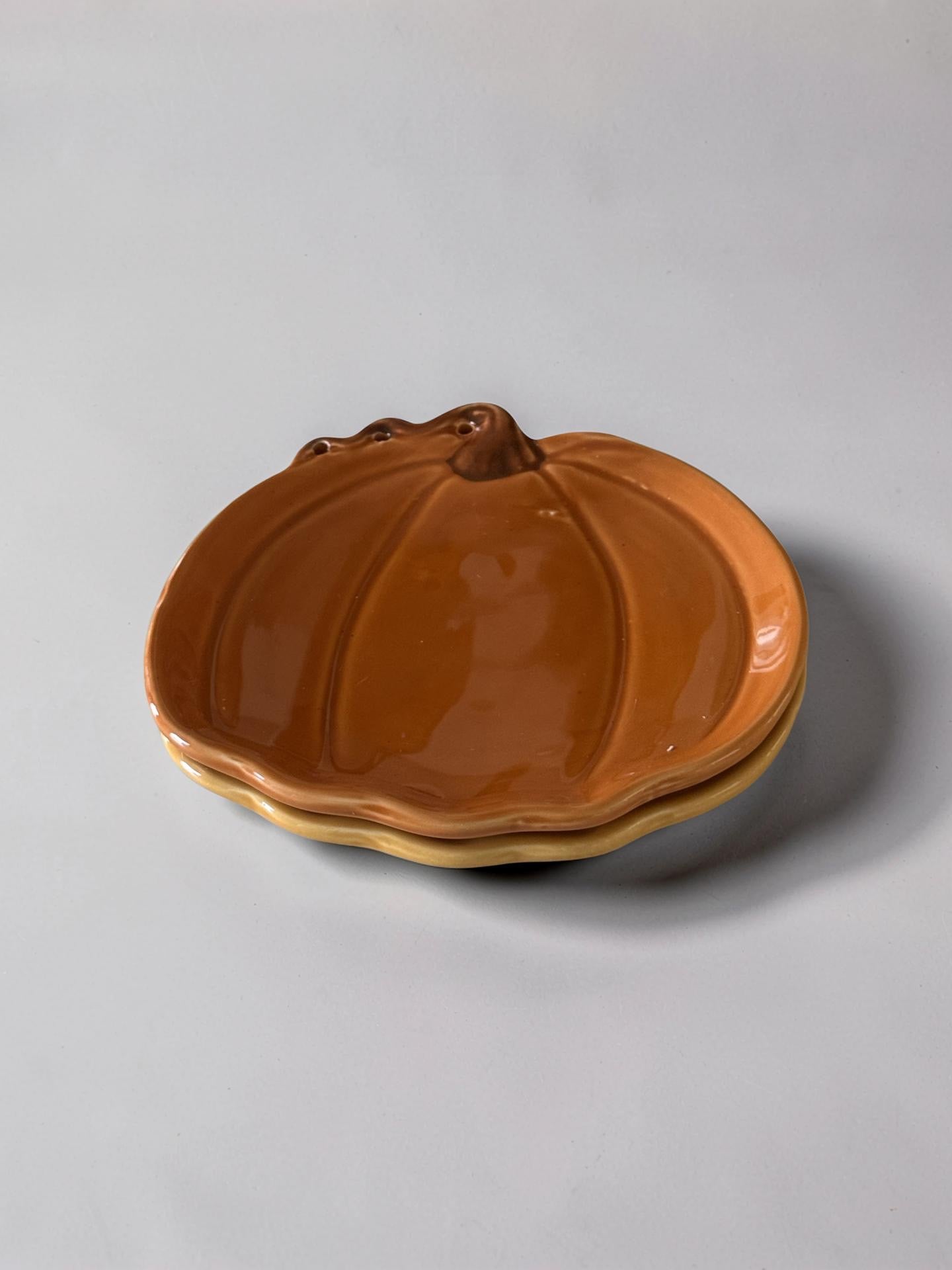 Ceramic Pumpkin Dish