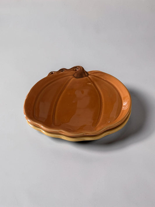 Ceramic Pumpkin Dish