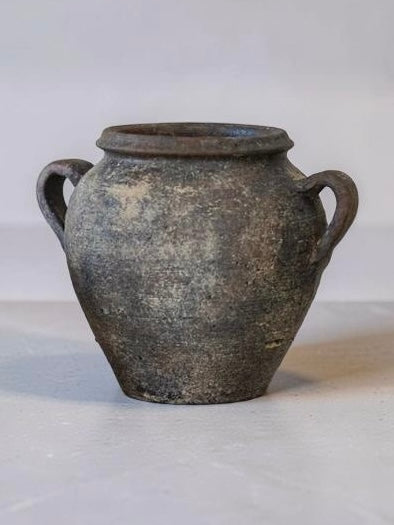Rustic Brown Terracotta Vase