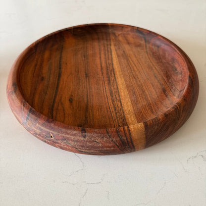 Round Wood Tray