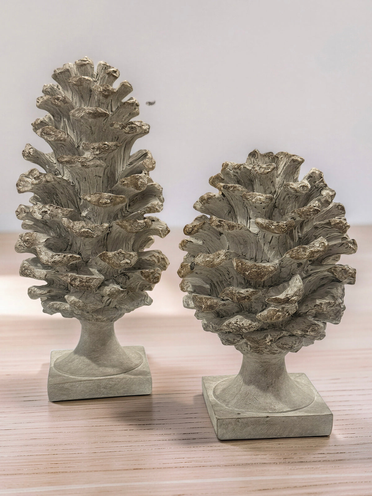 Resin Pinecone Decor Large