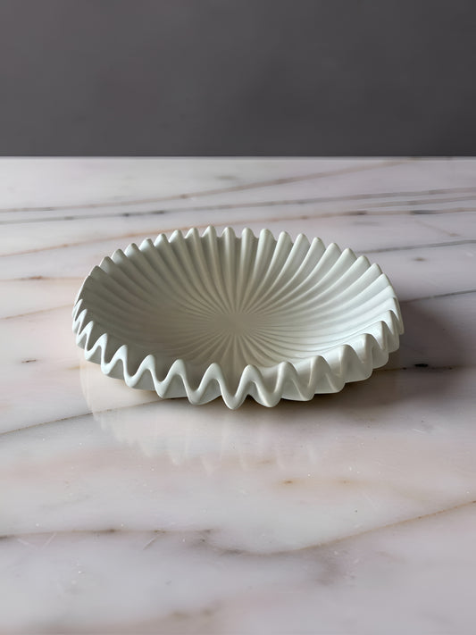 White Ceramic Dish