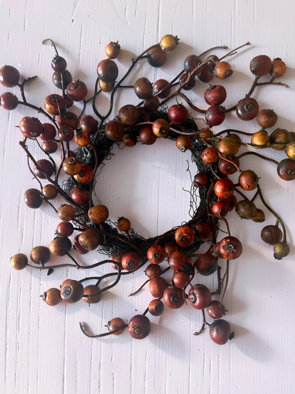 Fall Berry Candle Ring